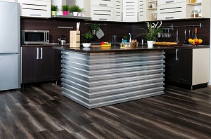 кварц-виниловая плитка ОРЕХ ТЕМНЫЙ ламинат