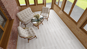 плитка SPC ламинат Дуб Выбеленный