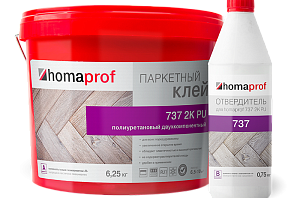 Изображение Клей HOMAPROF 737 2K PU - 6,25 кг