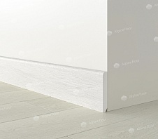 плинтус напольный Parquet Light Белый высота 80 мм. глубина  мм